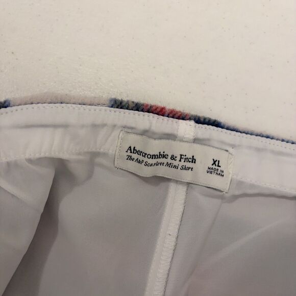 Abercrombie & Fitch Skirt Women's XL Plaid Flannel Mini Skort Lined Preppy - Picture 9 of 9